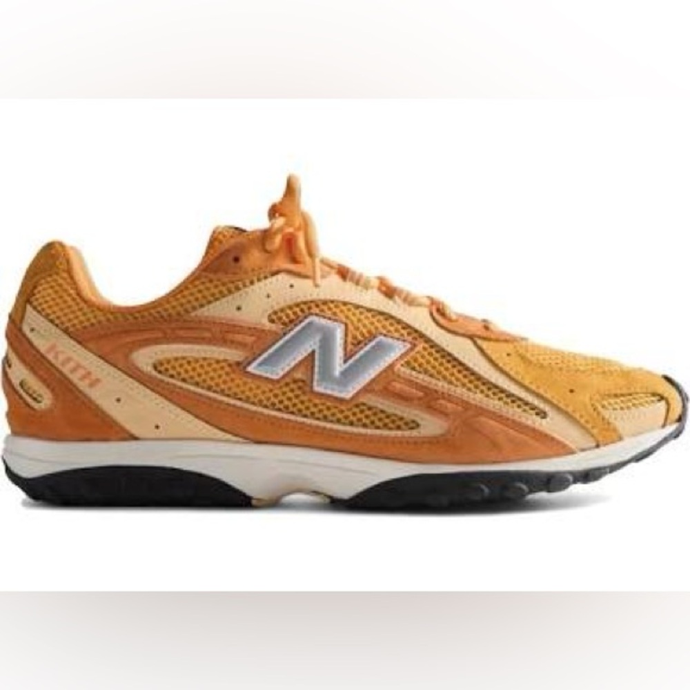 Kith Orange and Cream Men's Sneakers